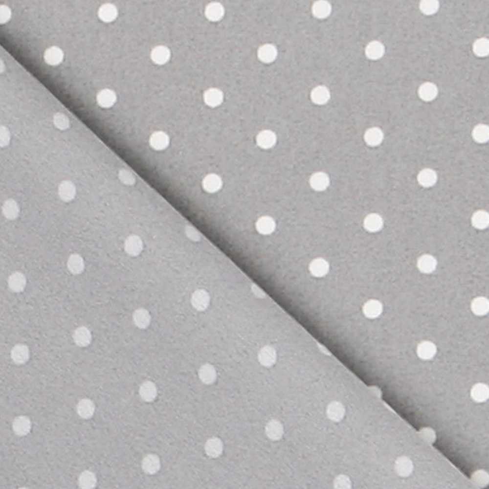 Georgette Polka Dots Grau 4mm - Ribes y Casals