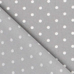 Georgette Polka Dots Grau 4mm - Ribes y Casals