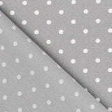 Georgette Polka Dots Grau 4mm - Ribes y Casals