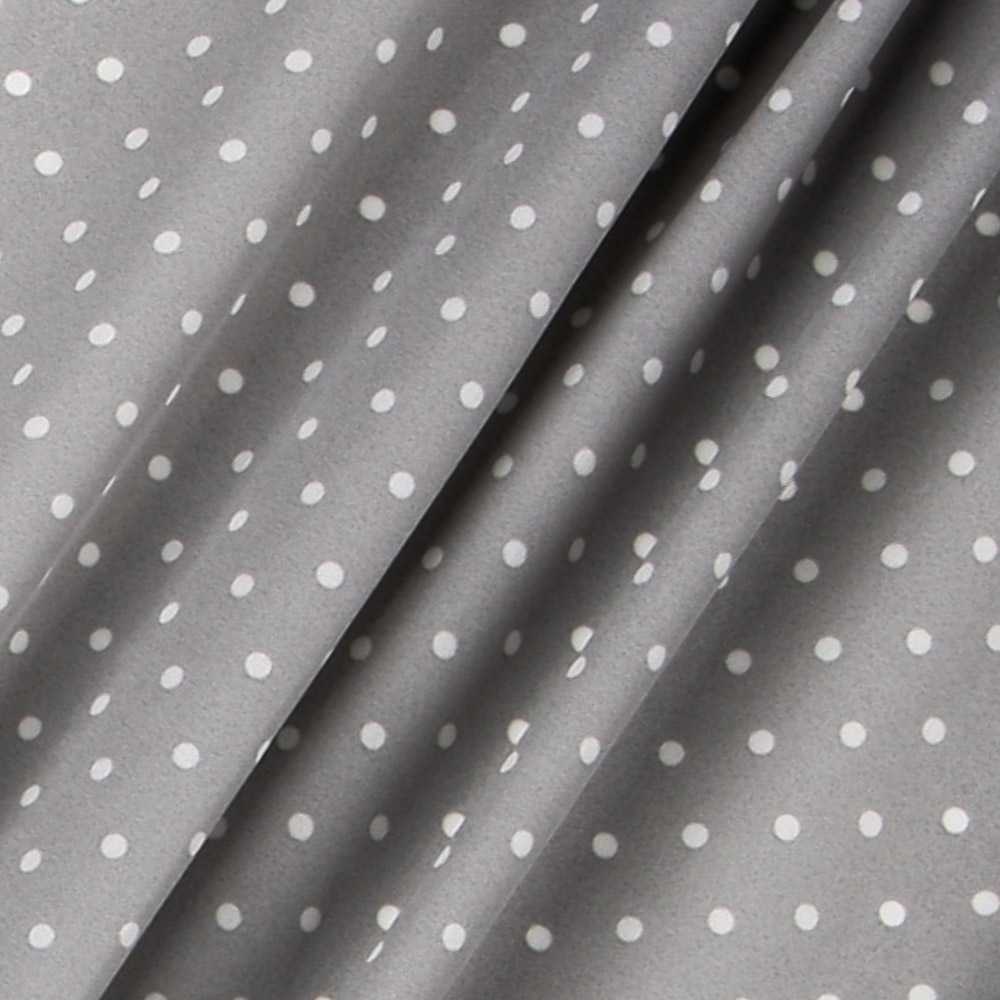 Georgette Polka Dots Grau 4mm - Ribes y Casals
