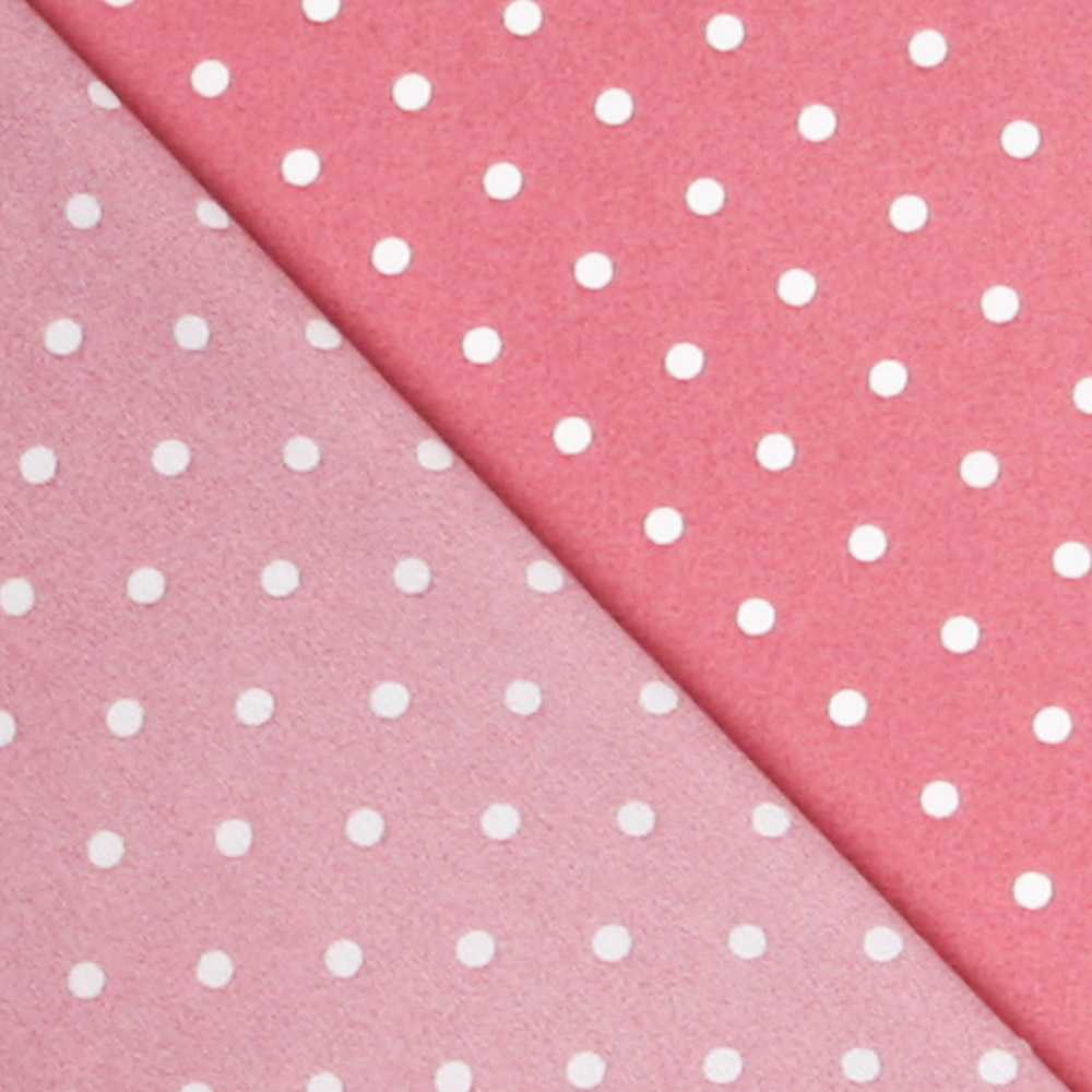 Georgette Polka Dots Rosa 4mm - Ribes y Casals