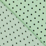 Georgette Polka Dots Grün 4mm - Ribes y Casals