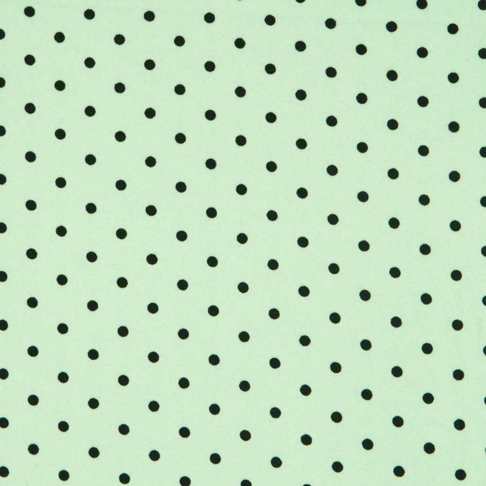 Georgette Polka Dots Grün 4mm - Ribes y Casals