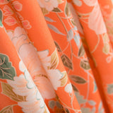 Georgette Floral Orange - Ribes y Casals