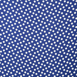 Georgette Polka Dots Blau - Ribes y Casals