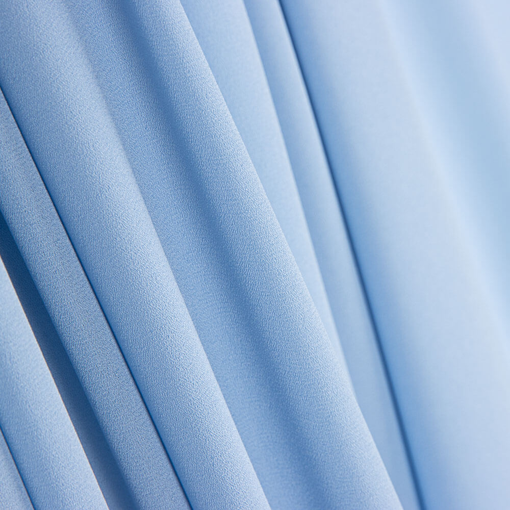 Georgette Polyester Hellblau - Ribes y Casals