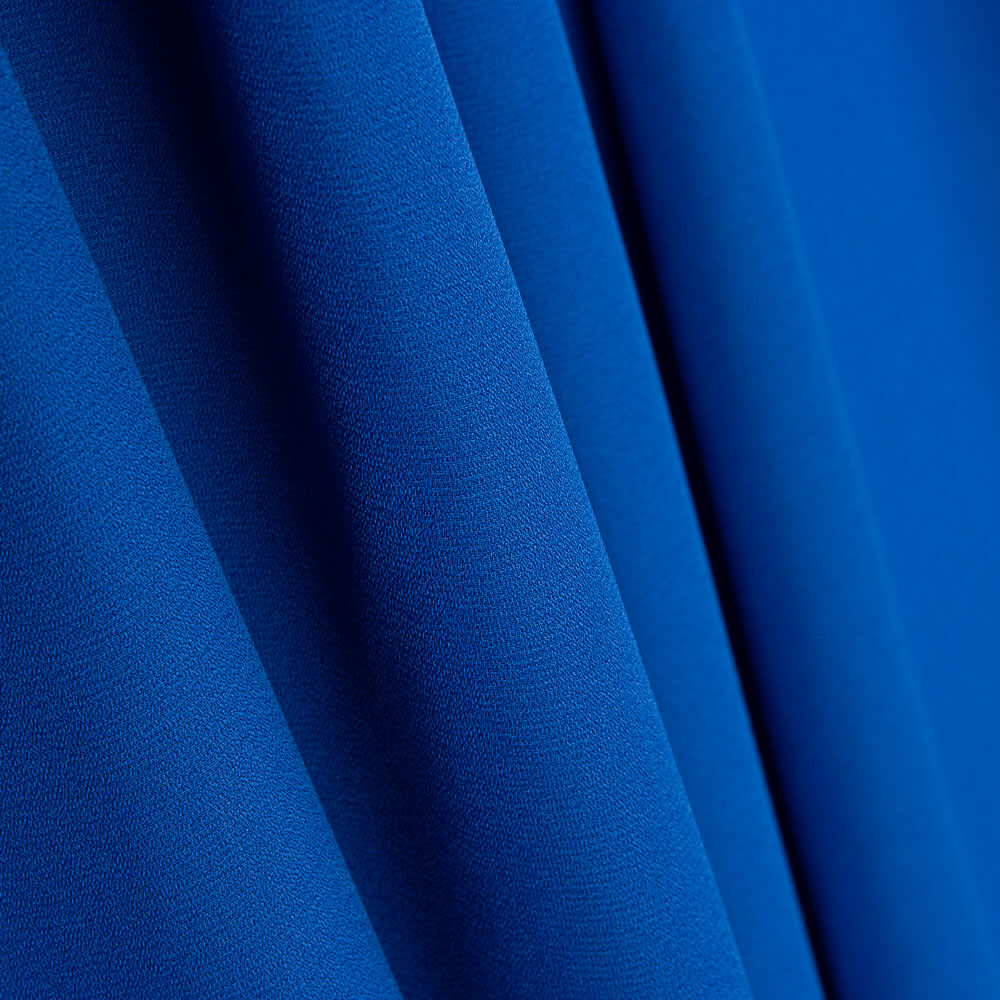 Georgette Polyester Blau - Ribes y Casals