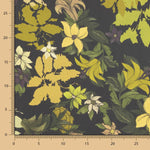 Georgette Polyester Blumen Grün - Ribes y Casals