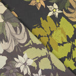 Georgette Polyester Blumen Grün - Ribes y Casals