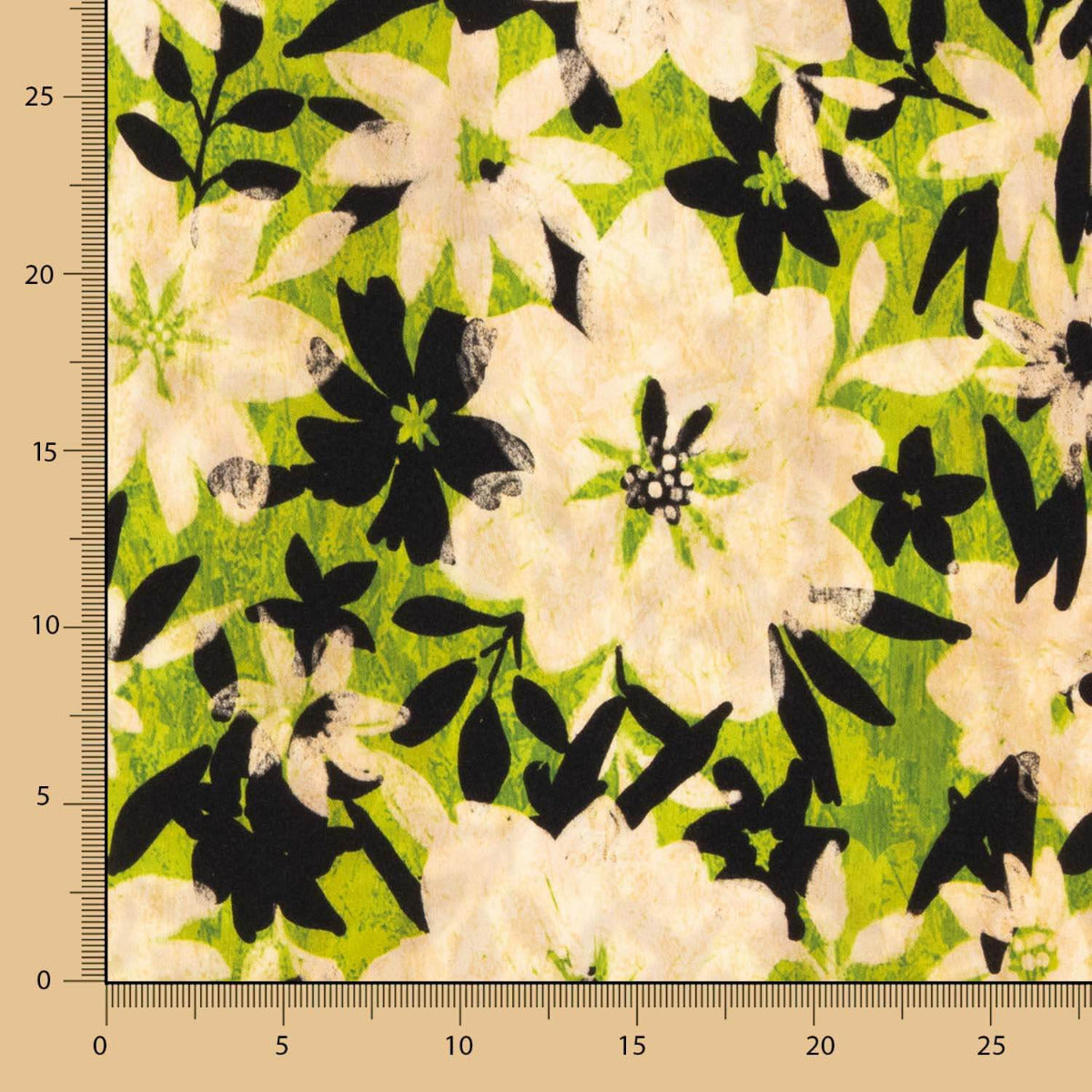 Georgette Polyester Hanoi Lime Green - Ribes y Casals