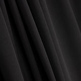 Georgette Polyester Schwarz - Ribes y Casals