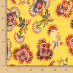 Georgette Orientalisch Viskose Gelb - Ribes y Casals