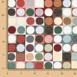 Gobelin Chenille Kreise Multicolour - Ribes y Casals