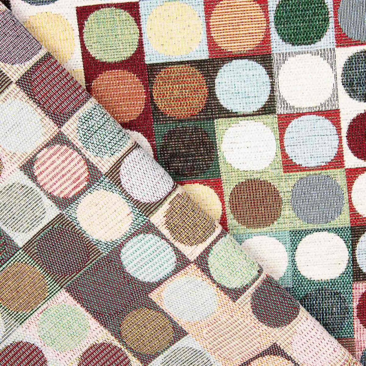 Gobelin Chenille Kreise Multicolour - Ribes y Casals