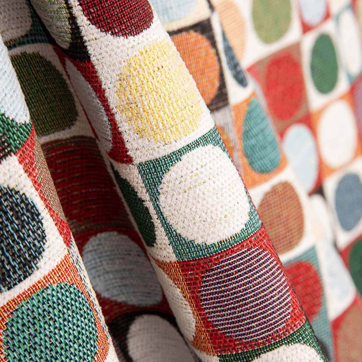 Gobelin Chenille Kreise Multicolour - Ribes y Casals