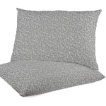 Damast Lurex Floral in Grau und Silber - Ribes y Casals