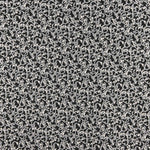 Damast Lurex Floral in Schwarz und Weiß - Ribes y Casals