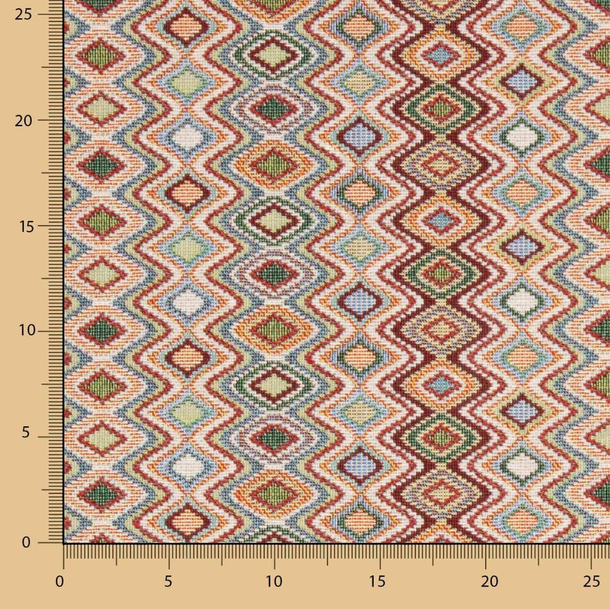 Gobelin Waves Mehrfarbig - Ribes y Casals