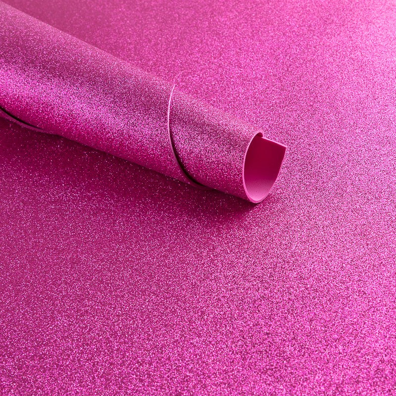 Fuchsia Glitter Eva Gummi - Ribes y Casals