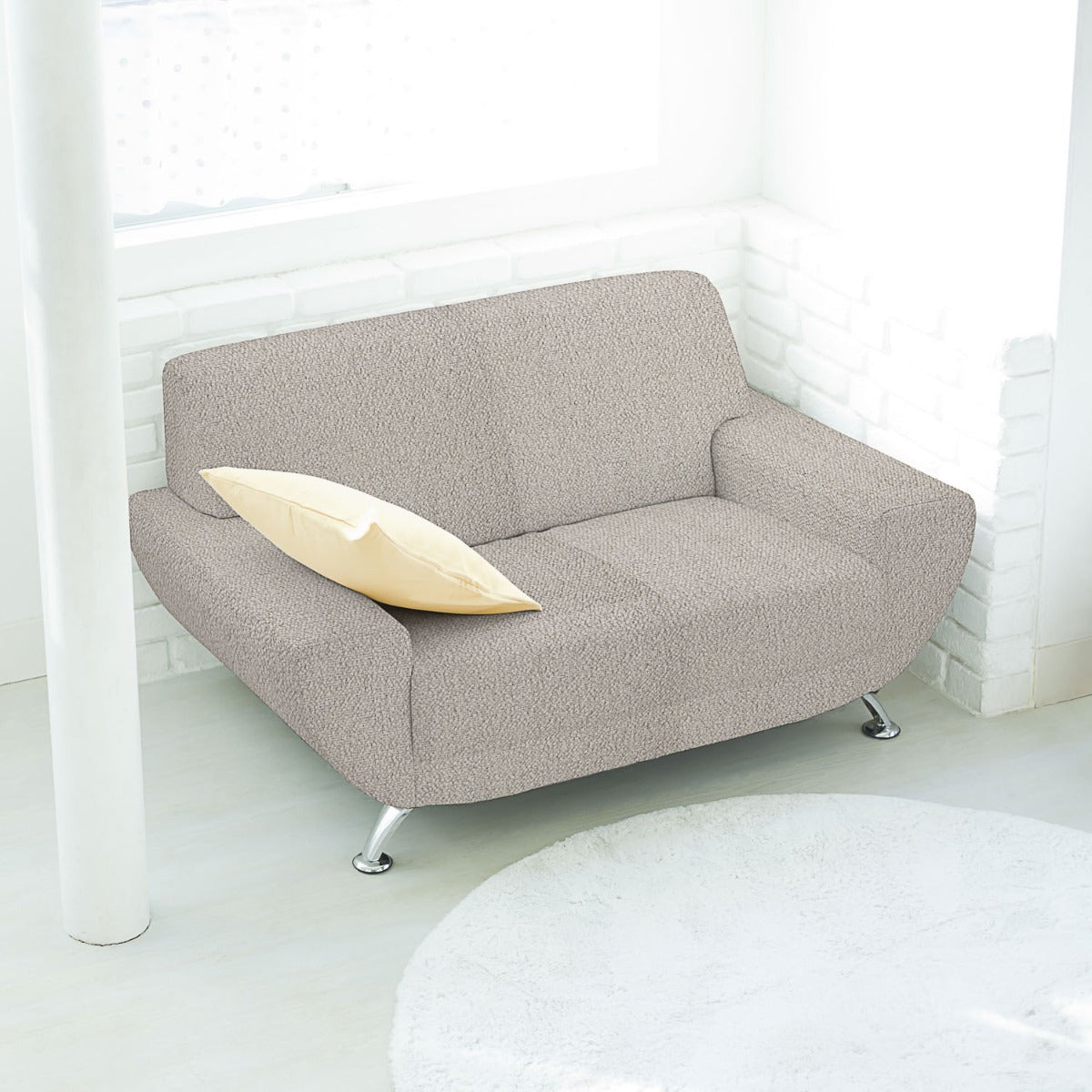 Bouclé-Polsterung Soft Grey - Ribes y Casals