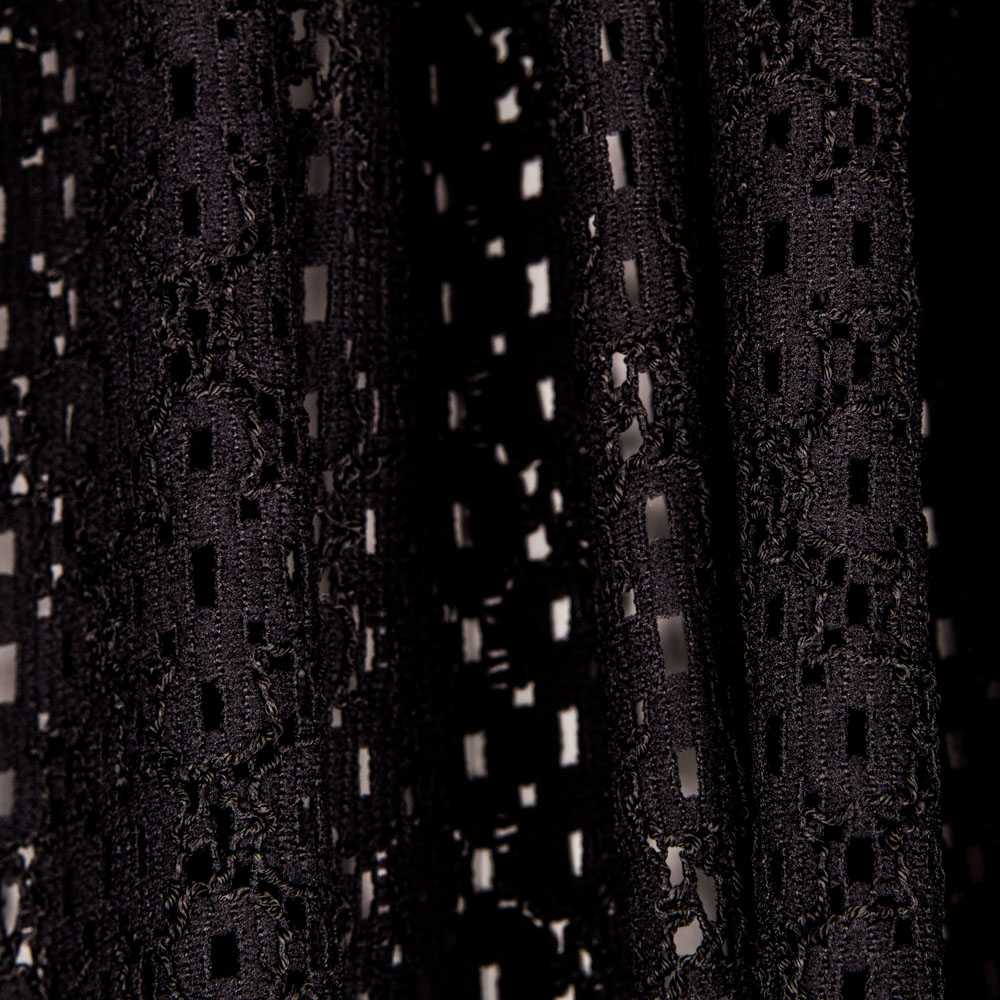 Schwarzer geometrischer Guipure - Ribes y Casals