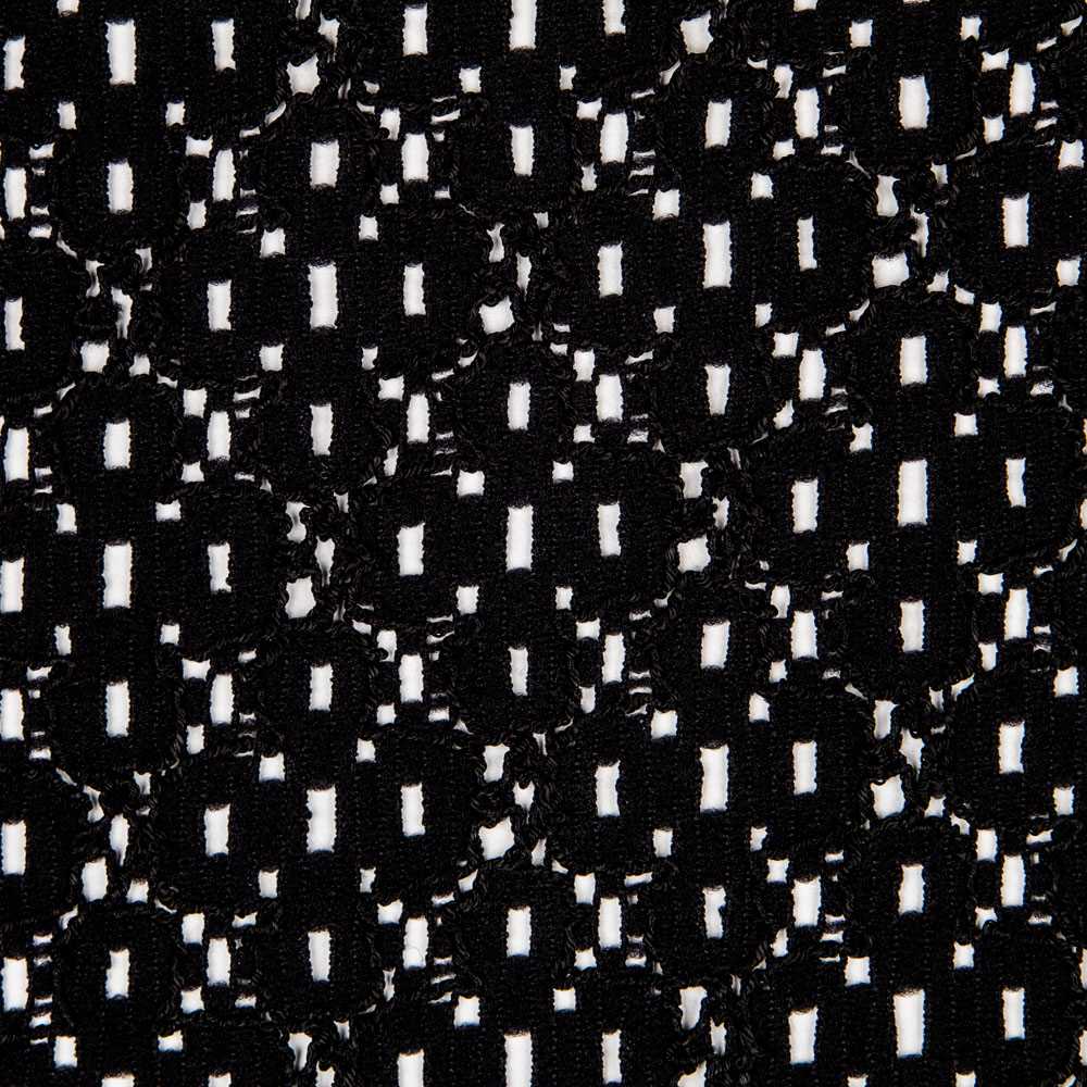 Schwarzer geometrischer Guipure - Ribes y Casals