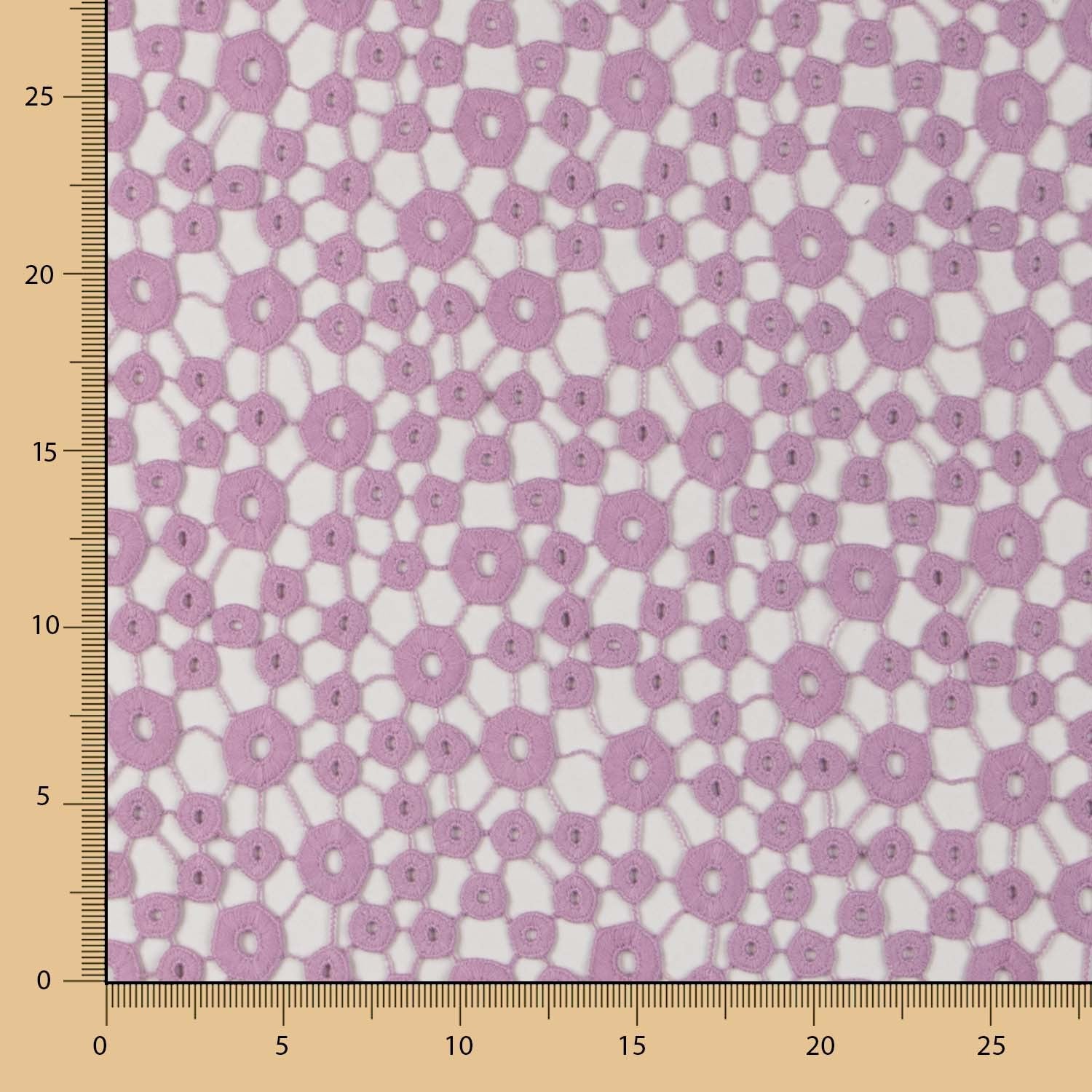 Guipur Rund Mauve - Ribes y Casals