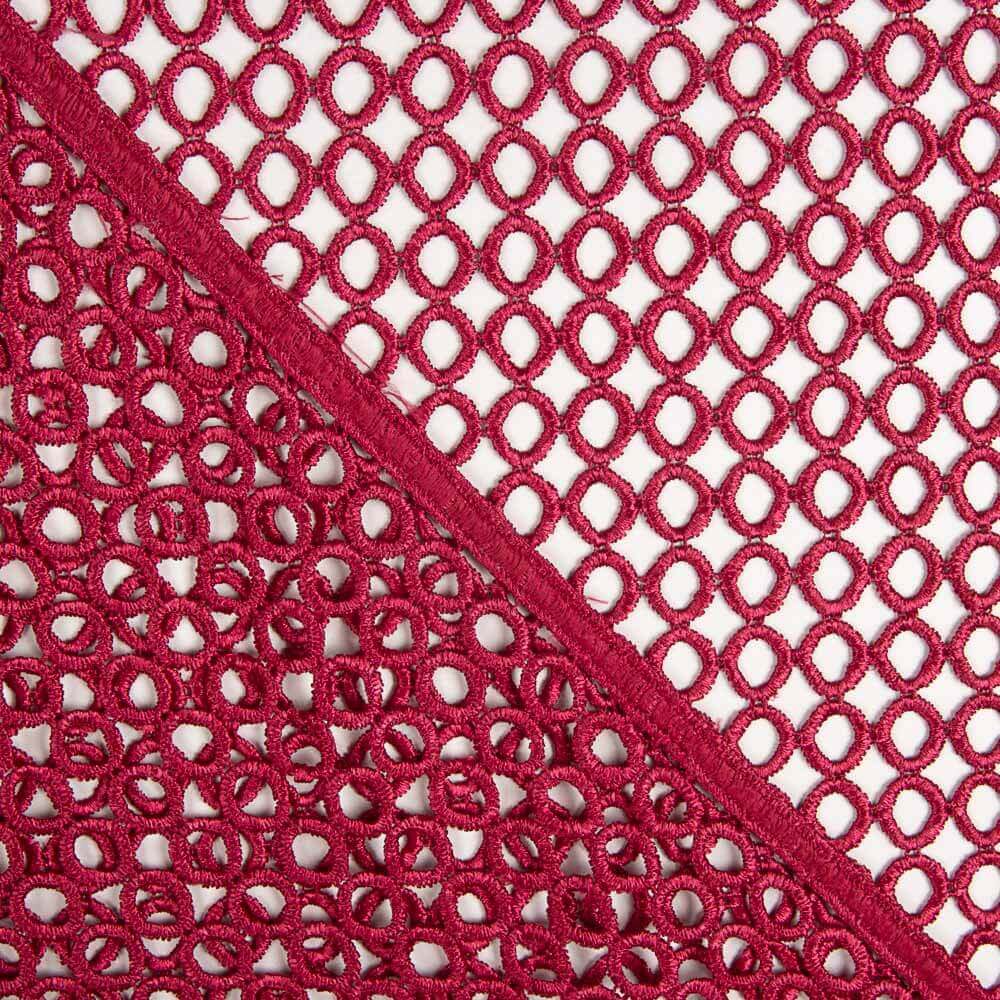 Guipur Magenta Kreise - Ribes y Casals