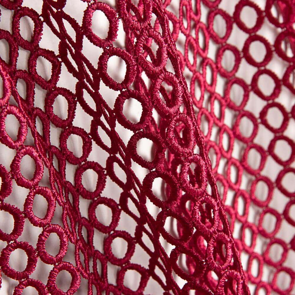 Guipur Magenta Kreise - Ribes y Casals