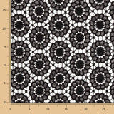 Guipur Floral Schwarz - Ribes y Casals