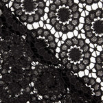 Guipur Floral Schwarz - Ribes y Casals