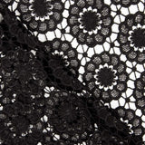 Guipur Floral Schwarz - Ribes y Casals