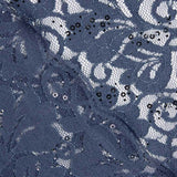 Blaue Pailletten-Blonda im Vintage-Look - Ribes y Casals