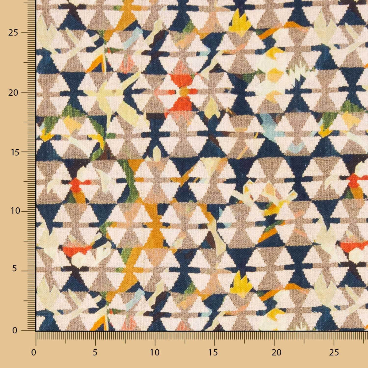 Halb Panama Geometrisch Mokka - Ribes y Casals