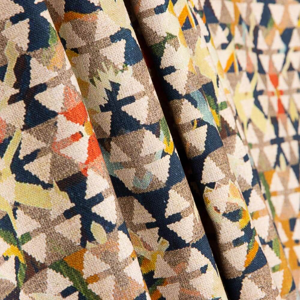 Halb Panama Geometrisch Mokka - Ribes y Casals