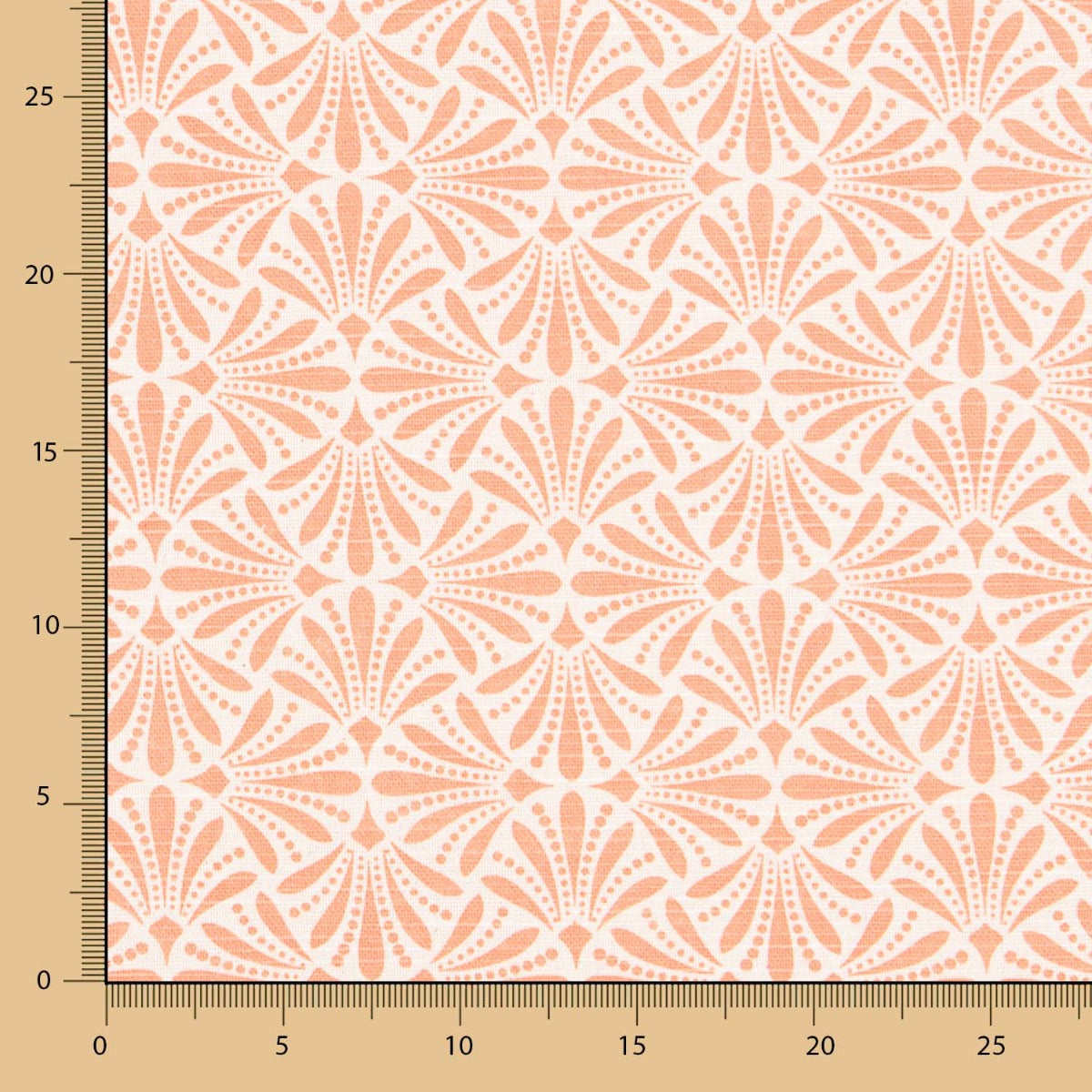 Halfa Panama Geometrisch Orange - Ribes y Casals
