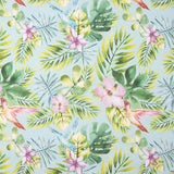 Bedrucktes Segeltuch Monstera Blau - Ribes y Casals