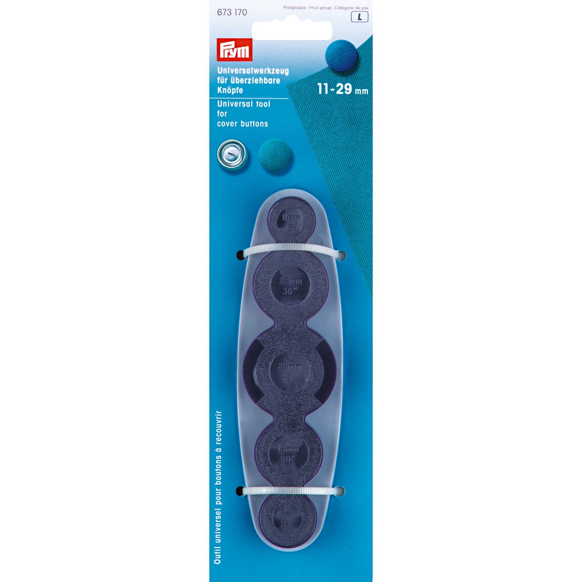Prym Knopfbeschichtungswerkzeug 673170 - Ribes y Casals