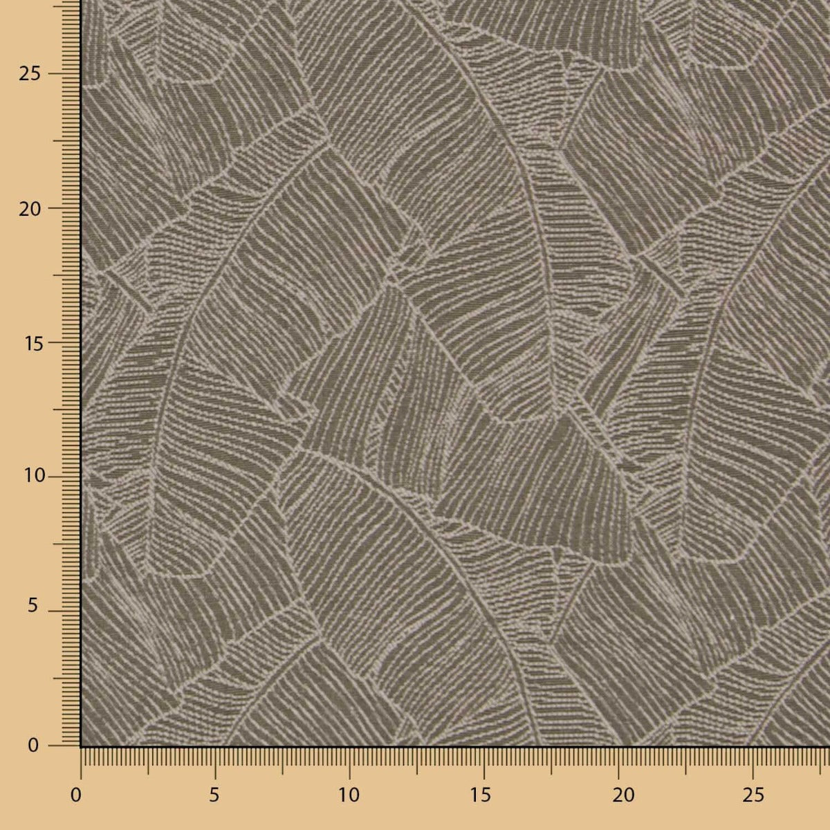 Polstermöbel Jacquard Leaves Khaki - Ribes y Casals
