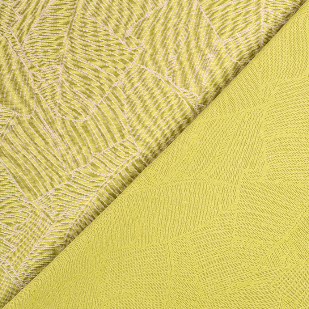 Lime Leaf Jacquard Wandteppich - Ribes y Casals
