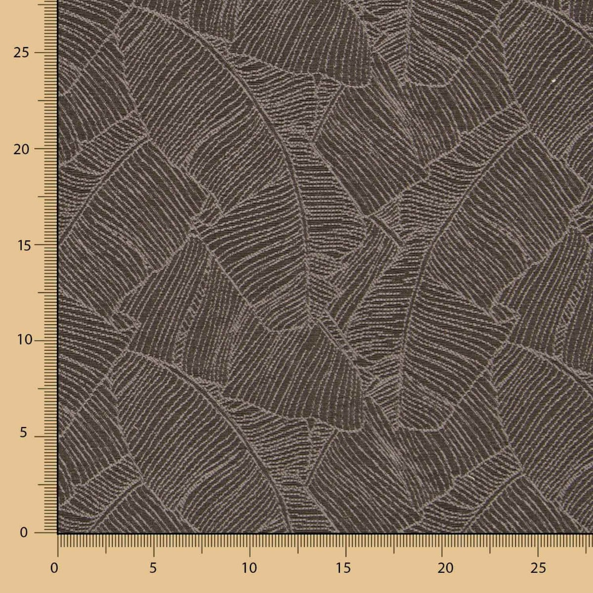 Polstermöbel Jacquard Blätter Dunkel Flaschengrün - Ribes y Casals