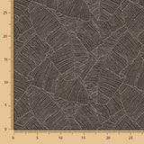 Polstermöbel Jacquard Blätter Dunkel Flaschengrün - Ribes y Casals