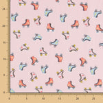 Popeline Schlittschuhe Rosa - Ribes y Casals