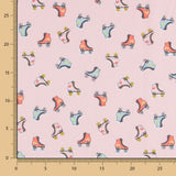 Popeline Schlittschuhe Rosa - Ribes y Casals