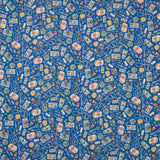 Blaue Damenbinde Popeline - Ribes y Casals