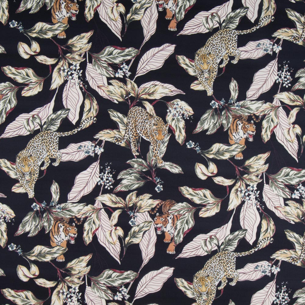 Satin Tiger Dunkelblau - Ribes y Casals
