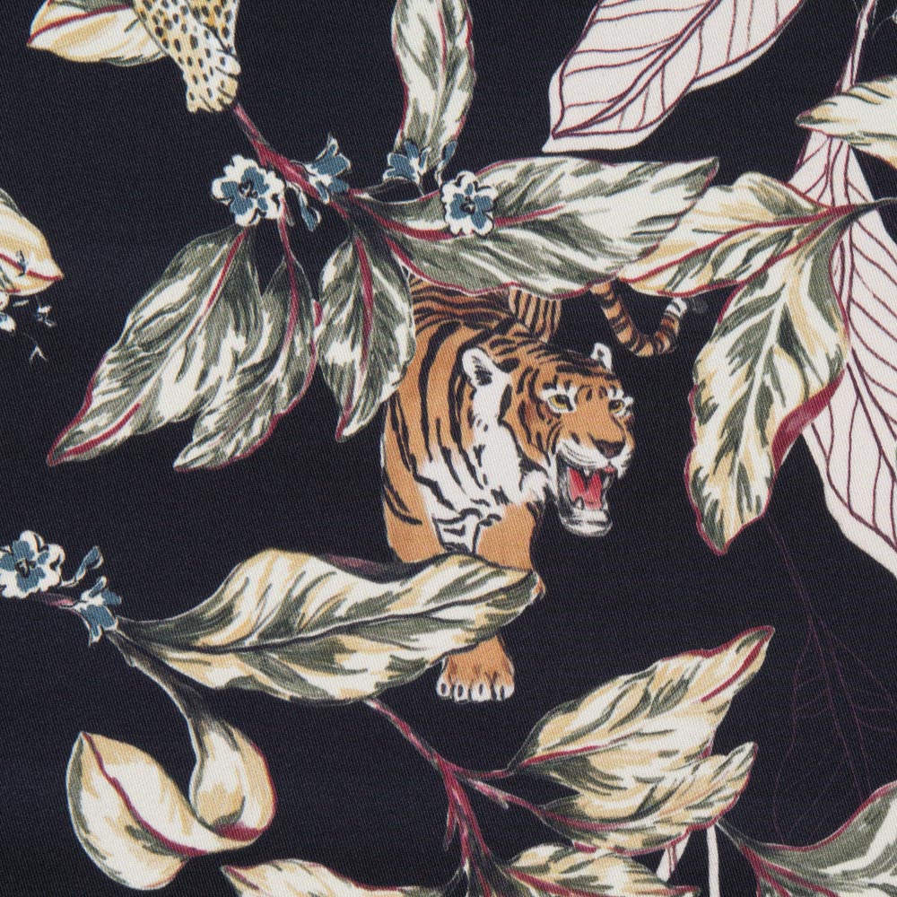 Satin Tiger Dunkelblau - Ribes y Casals