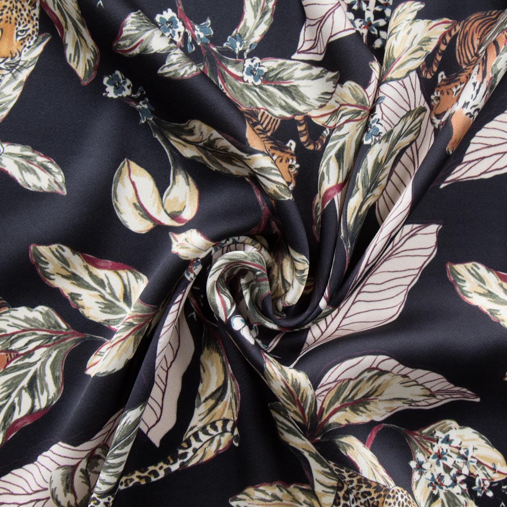 Satin Tiger Dunkelblau - Ribes y Casals
