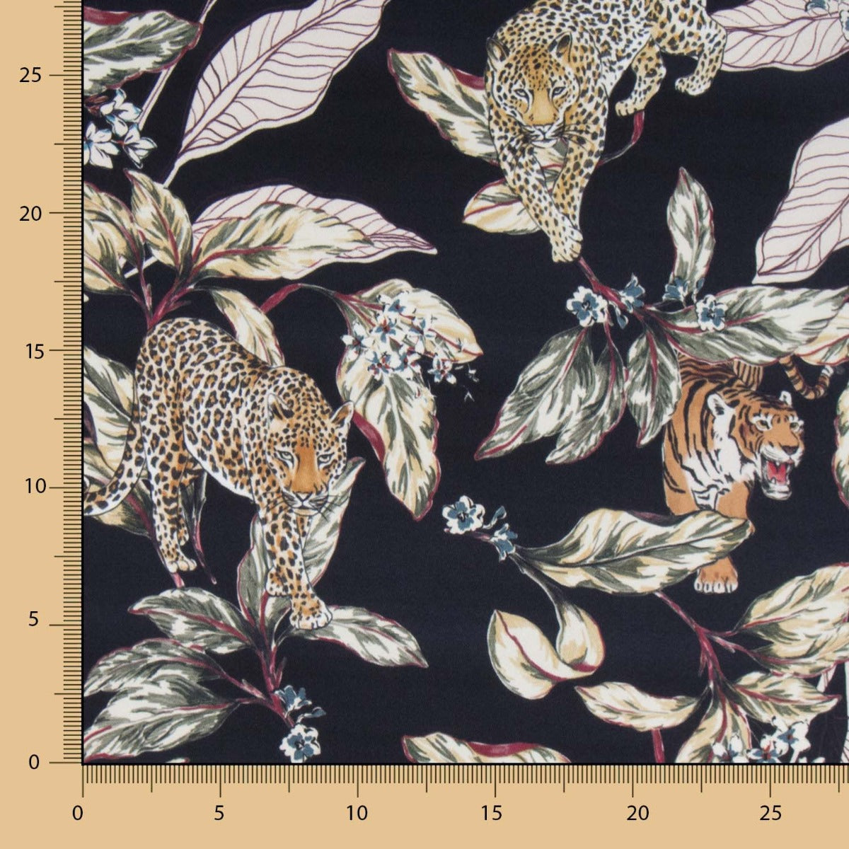 Satin Tiger Dunkelblau - Ribes y Casals