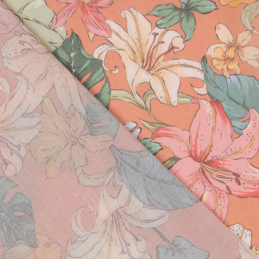 Viskose Kimono Orange - Ribes y Casals